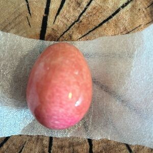 Pink gemstone egg